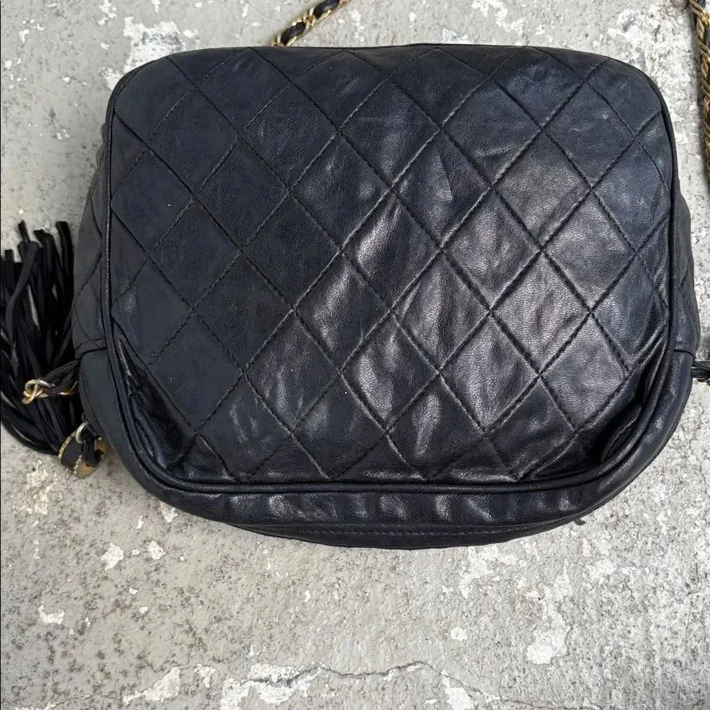Kamarel vintage quilted leather bag